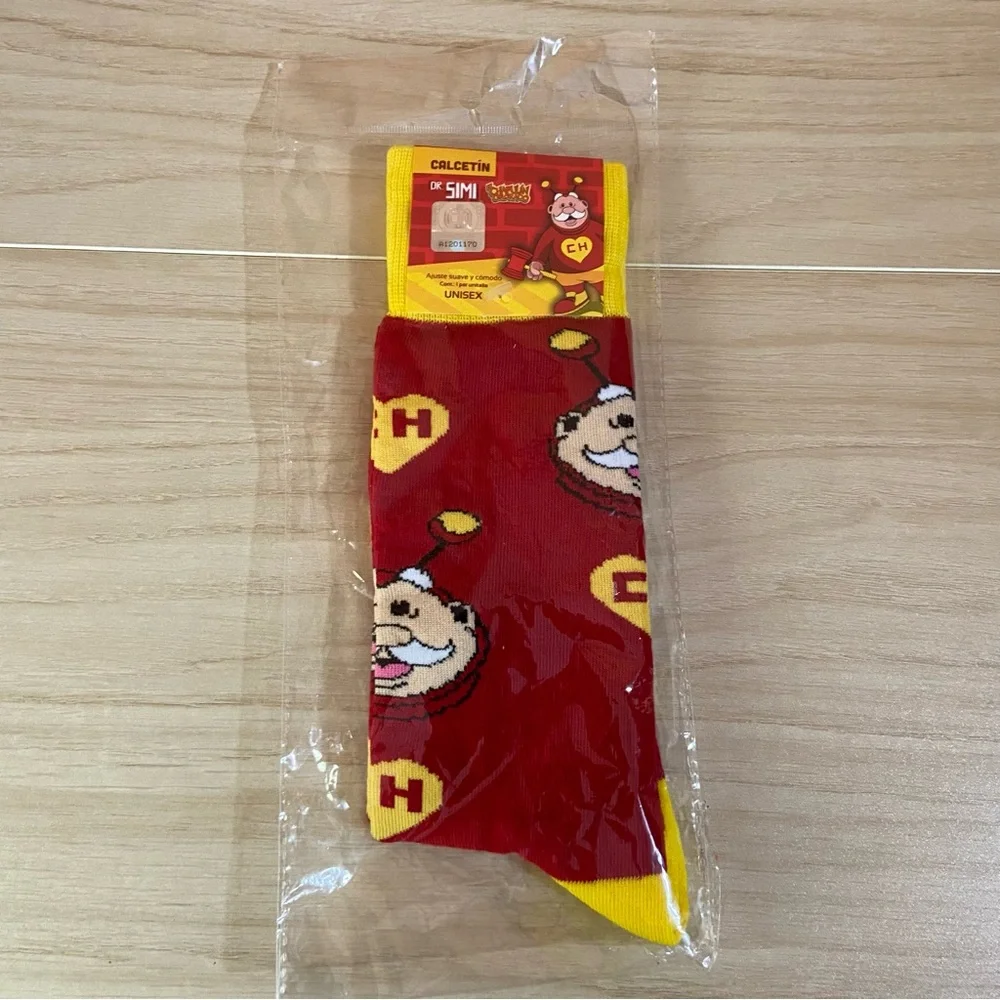 Dr. Simi Chapulin Colorado Colaboration Long Socks Red/Yellow Unisex Comfy Soft